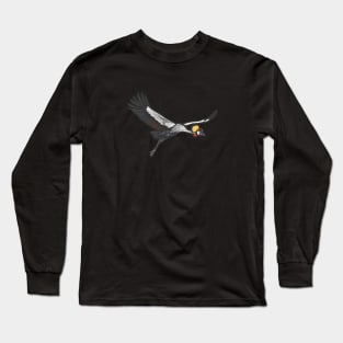 Gray-Crowned Crane Long Sleeve T-Shirt